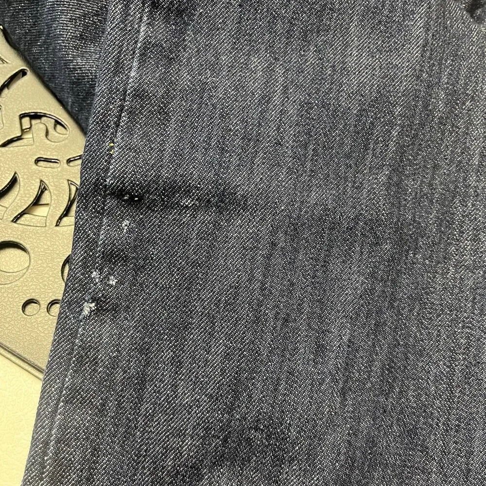 Levi's Men's 501 31x32 Original Straight Fit Jeans Dark Wash Button Fly